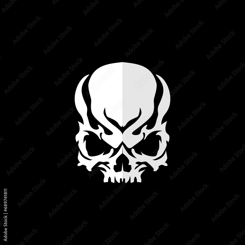 Cool skull logo. Skull vector illustration. Cool skull logo. Skull vector illustration.