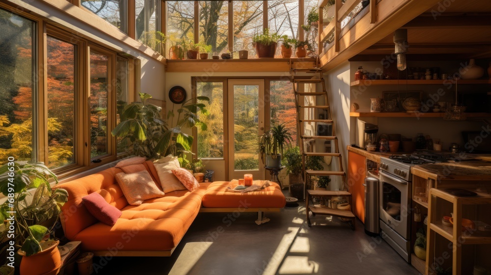 A small house Creative interior design in a compact and sustainable home A small house Creative interior design in a compact and sustainable home