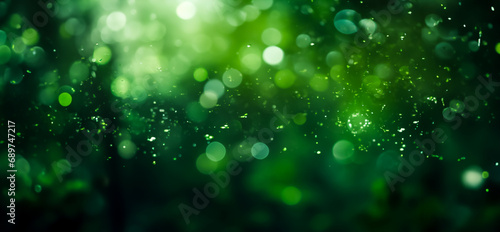 Blurred green natural image as background close up