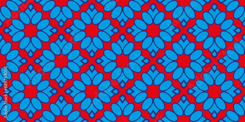 Fun line seamless pattern. Creative abstract style holiday background illustration for children or party celebration with modern shapes.