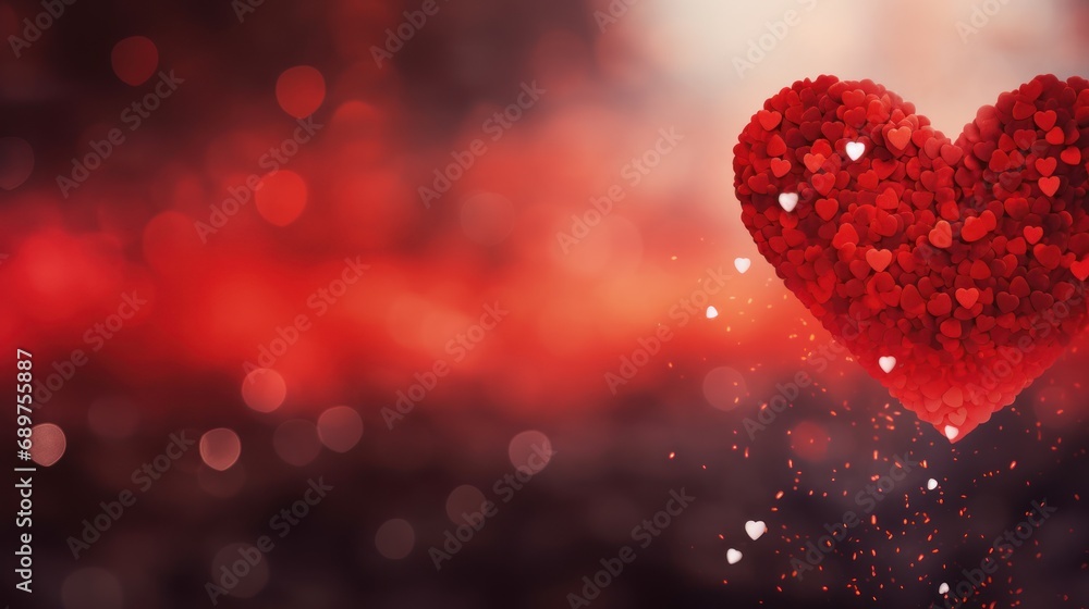 valentine's day heart background Red hearts and pink hearts valentine greeting card design valentine's day heart background Red hearts and pink hearts valentine greeting card design