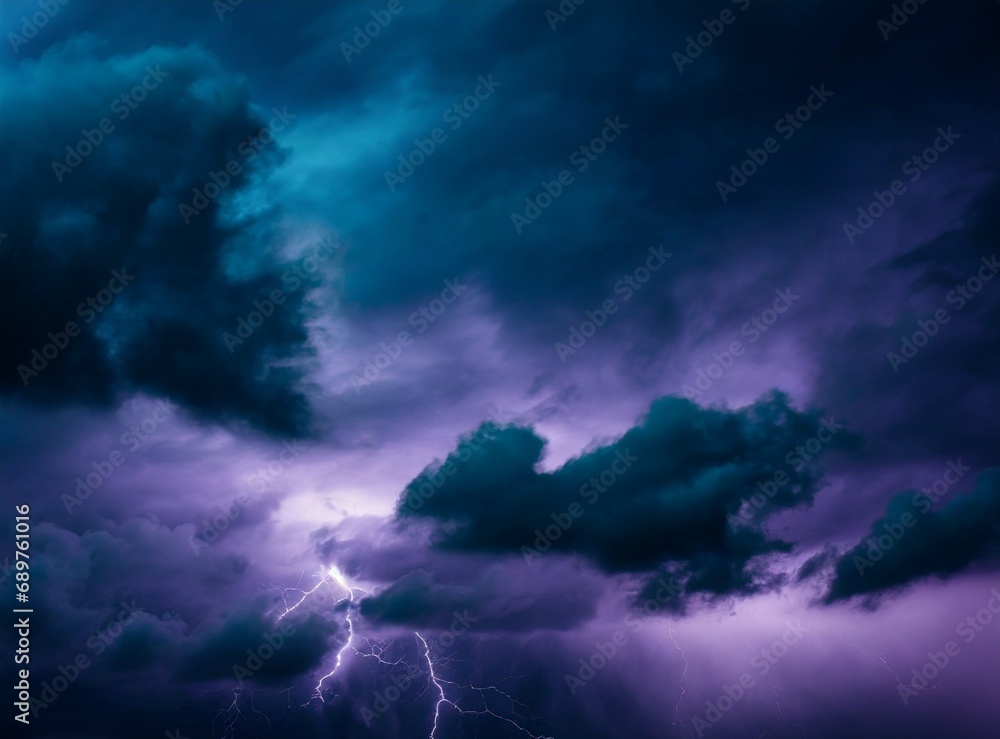 Obraz premium storm clouds over the sea