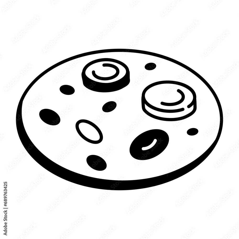 Latest linear icon of archaea