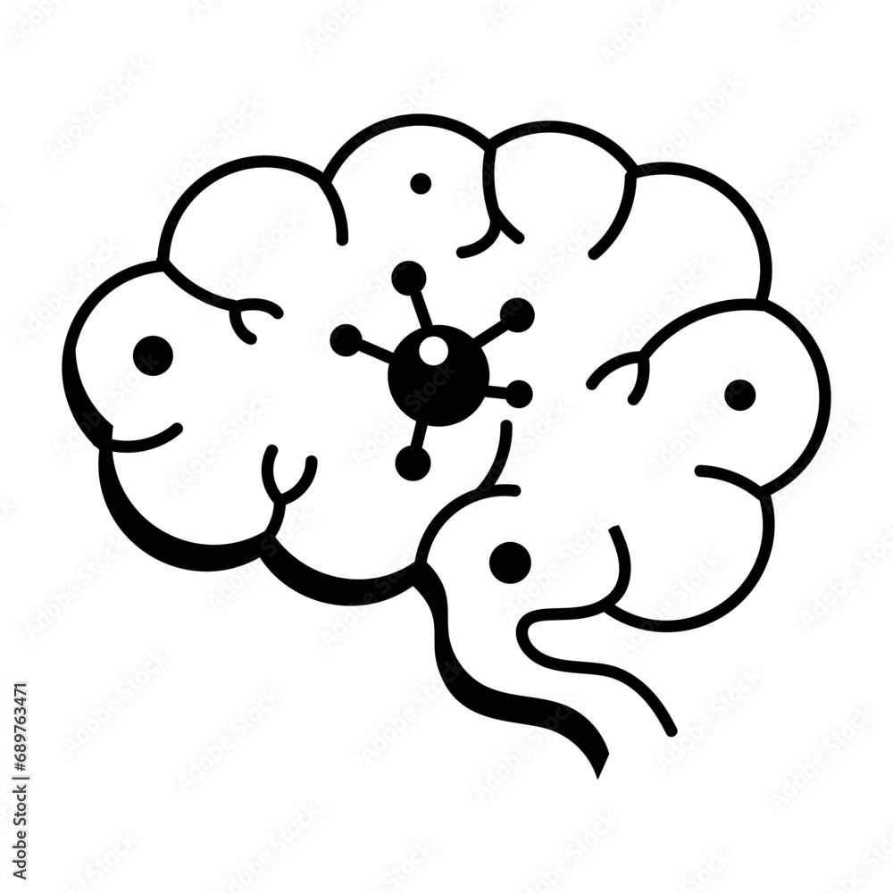 Latest linear icon of archaea Latest linear icon of archaea