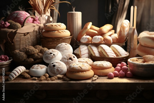 over 100 kinds of breads pastries and cookies