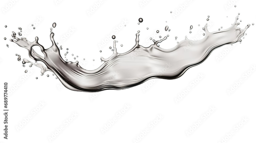 Water Droplets Isolated on Transparent Background - obrazy, fototapety, plakaty 