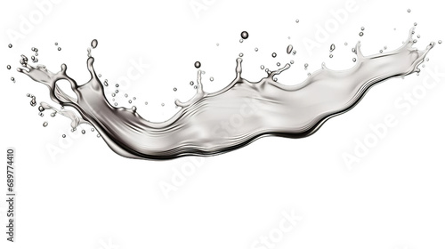 Water Droplets Isolated on Transparent Background