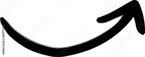 Arrow pointer doodle design and design.