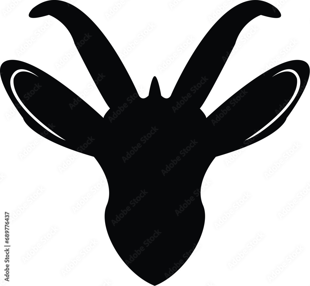 Capra falconeri, (markhor) horns Instant Download. Capra falconeri