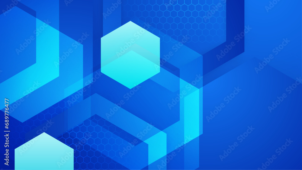 Blue vector gradient abstract background with shapes elements. Abstract geometric dynamic shapes composition on the blue background Blue vector gradient abstract background with shapes elements. Abstract geometric dynamic shapes composition on the blue background