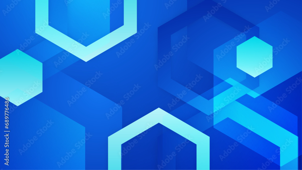 Blue background abstract art vector with shapes. Abstract geometric dynamic shapes composition on the blue background Blue background abstract art vector with shapes. Abstract geometric dynamic shapes composition on the blue background