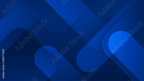 Blue vector abstract geometrical shape modern background. Suit for business, corporate, banner, brochure, poster, cover and presentation background