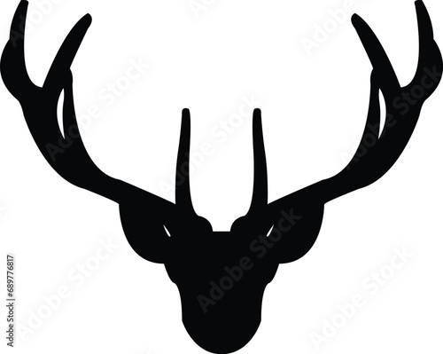 Reindeer Antlers – Elegant Holiday Silhouette	