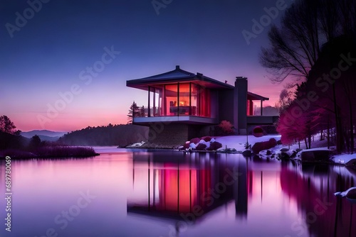 house on the water © AI