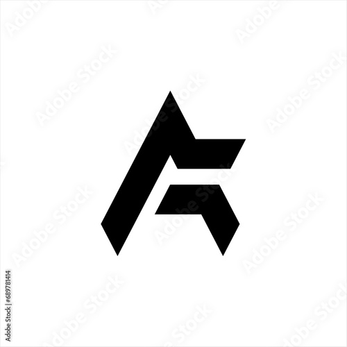 the AF logo is combined in a unique way