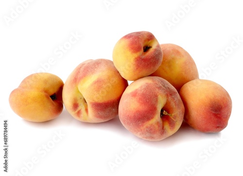 sweet,juicy delicious peaches close up