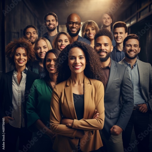 a group of people standing together © Aliaksandr Siamko