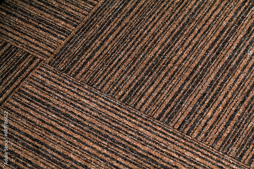 carpet floor in the modern office interior, close up on the floor modern office interior. wall to wall carpet. 