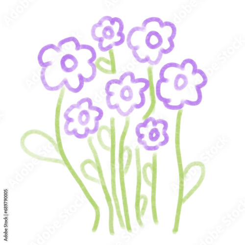 flowers, purple, nature, decorate