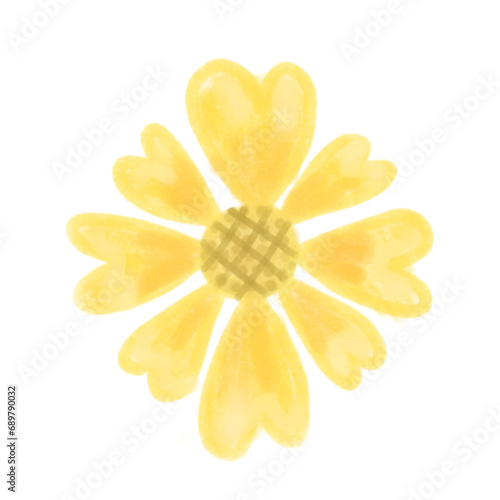 yellow flower, nature, decorate, art