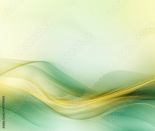 delicate background with wavy lines. bitmap green background. copy space