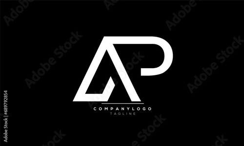 Free Download Alphabet letters Initials Monogram logo AP, AP INITIAL, AP letter - GFXLoad