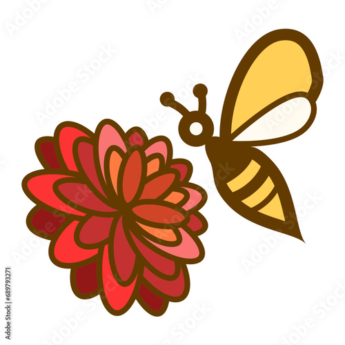 Bee and Dahlia