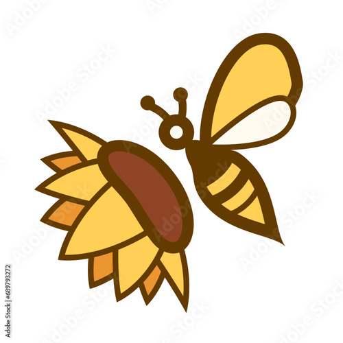 Bee and Sunflower