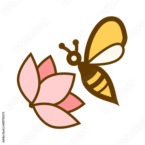 Bee and Magnolia
