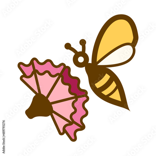 Bee and Carnation