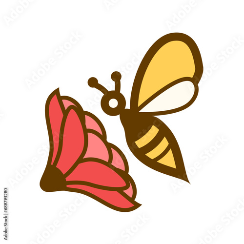 Bee and Camellia
