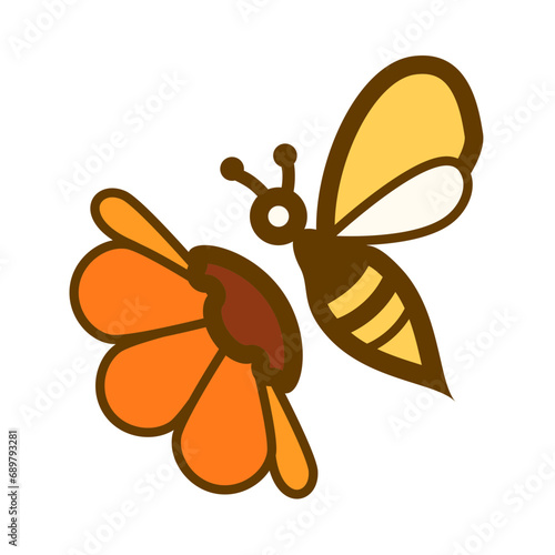 Bee and Calendula