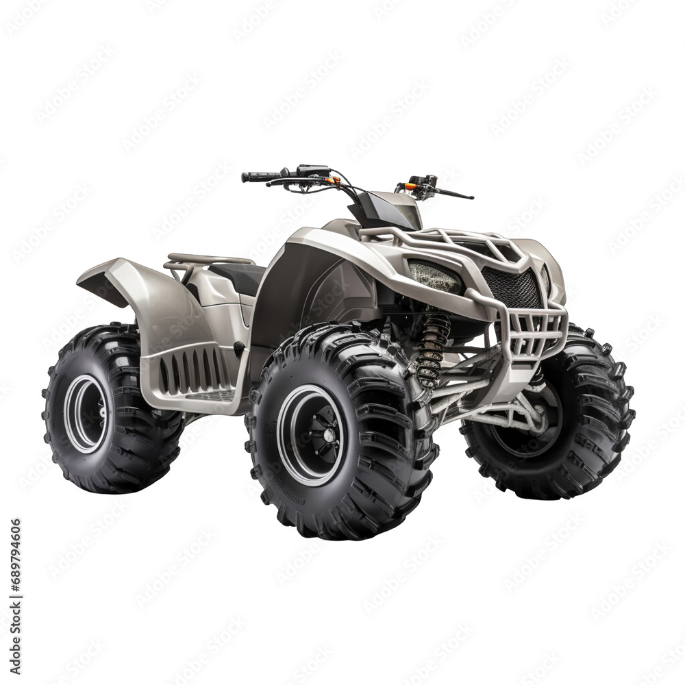 All-terrain ATV four-wheel clip art