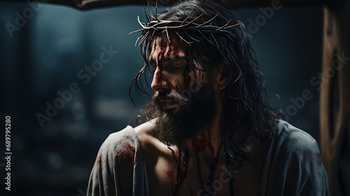 Jesuscristo en la cruz photo