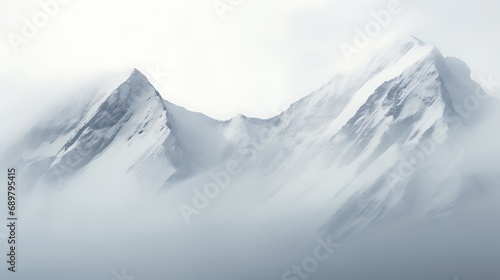 Wallpaper Mural snow covered mountains Torontodigital.ca