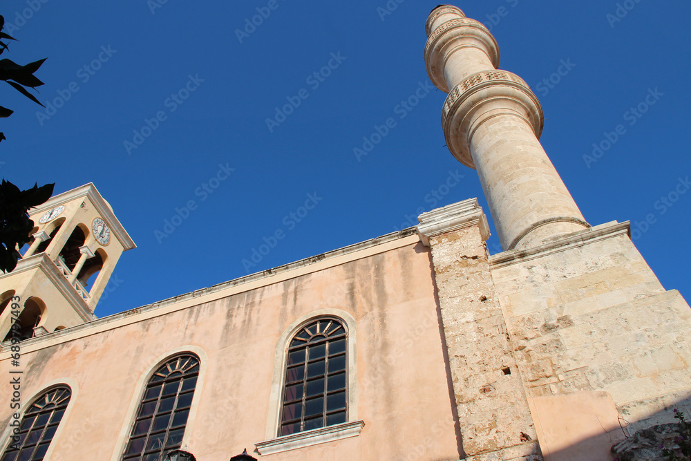 orthodox church (agios nikolaos) in chania in crete in greece 