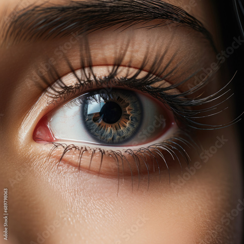 human eye close up concept
