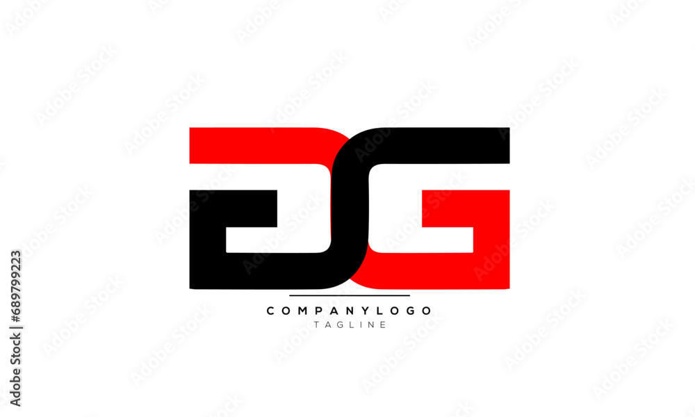 Alphabet letters Initials Monogram logo DG, DG INITIAL, DG letter Alphabet letters Initials Monogram logo DG, DG INITIAL, DG letter