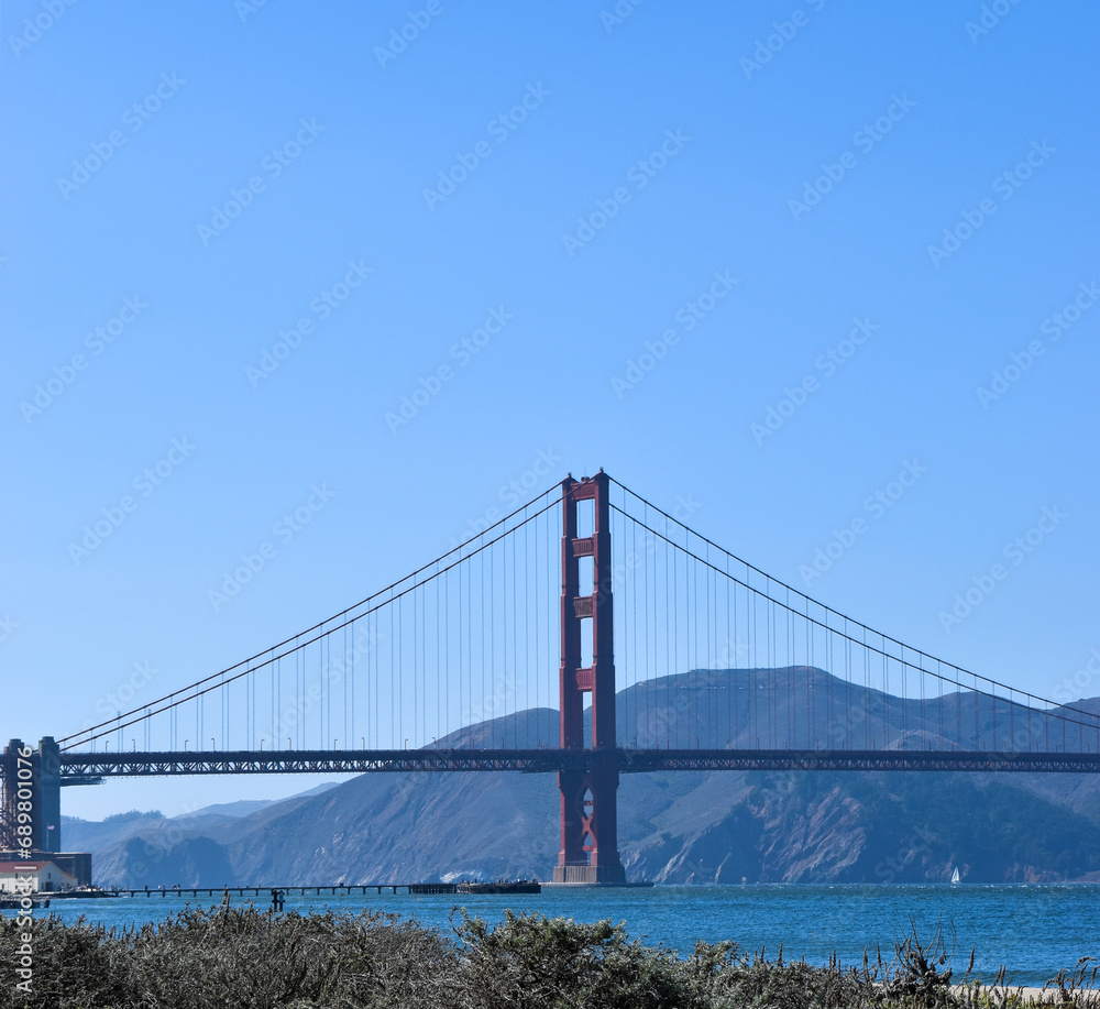golden gate bridge - coast view golden gate bridge - coast view