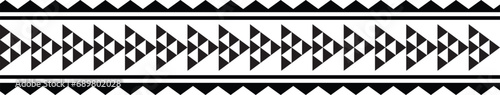Polynesian tattoo simple band. Polynesian tattoo tribal designs. Samoan tattoo tribal band.