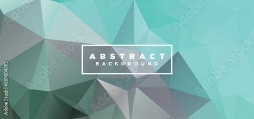 Abstract geometric polygonal background low poly abstract banner design, Beautiful polygon design pattern, Triangular abstract background, Multicolor backdrop photo