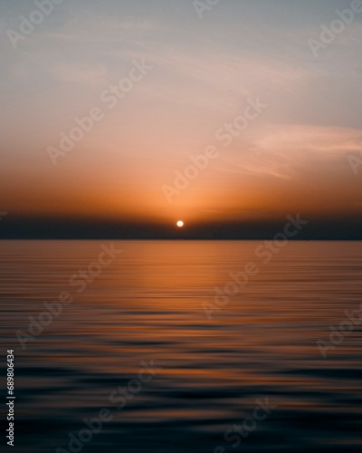 sunset over the sea © Vitalii Mazur