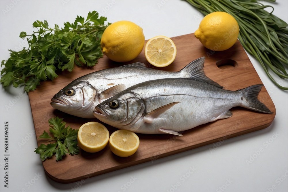 Lemon Breeze: Fish with Greens. Fish Sparklers: Festive Dish Lemon Breeze: Fish with Greens. Fish Sparklers: Festive Dish