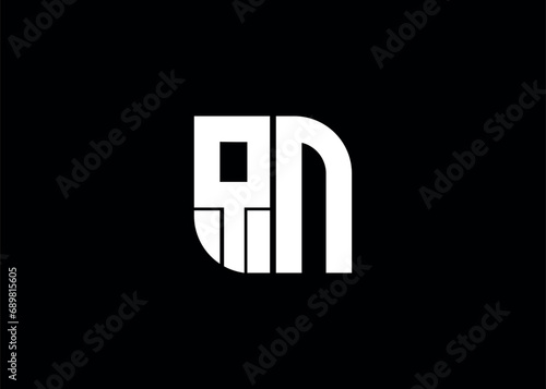 
Monogram Letter QX Logo Design vector template.