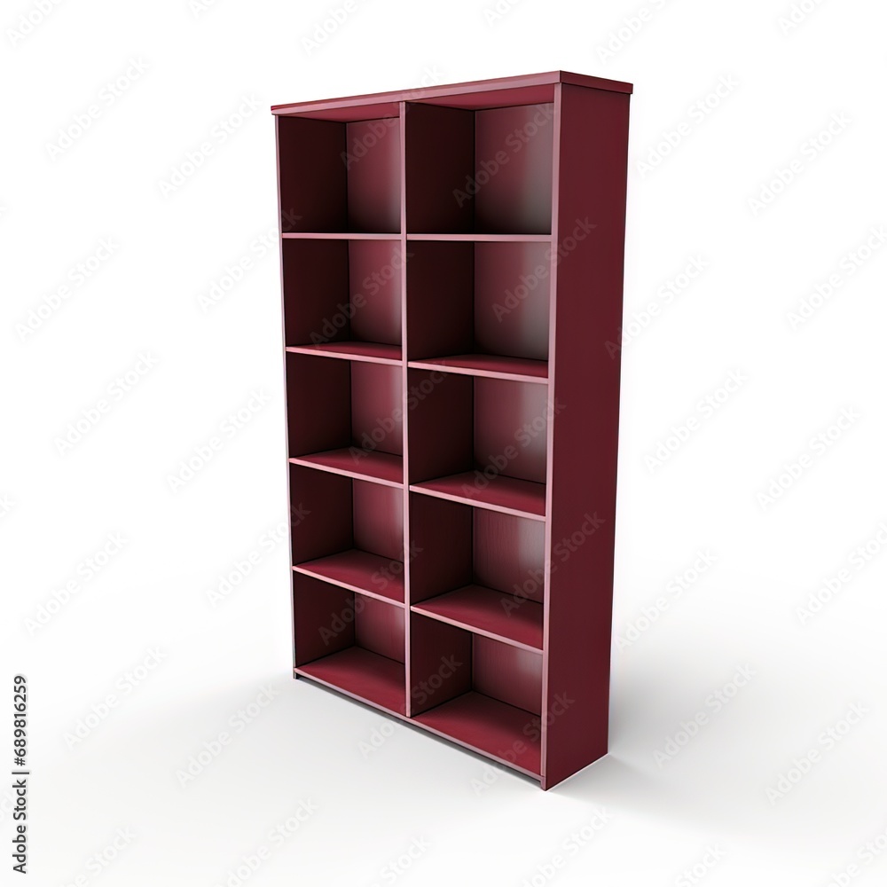 Bookshelf maroon Bookshelf maroon