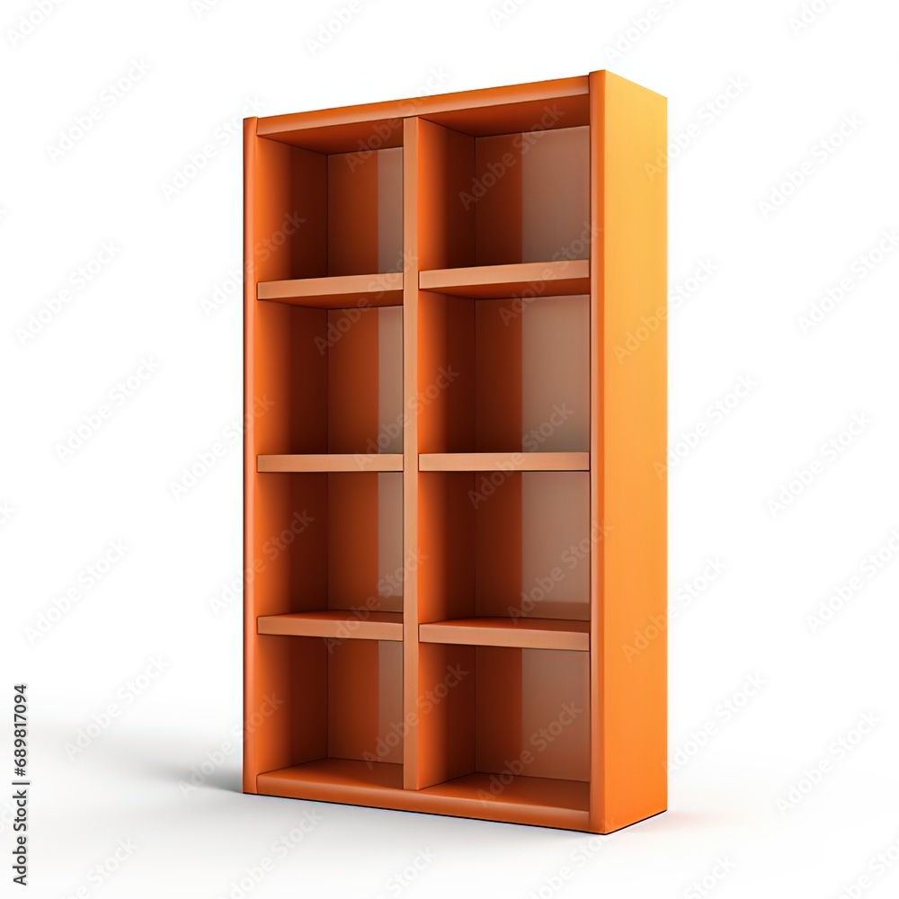 Bookshelf table orange Bookshelf table orange