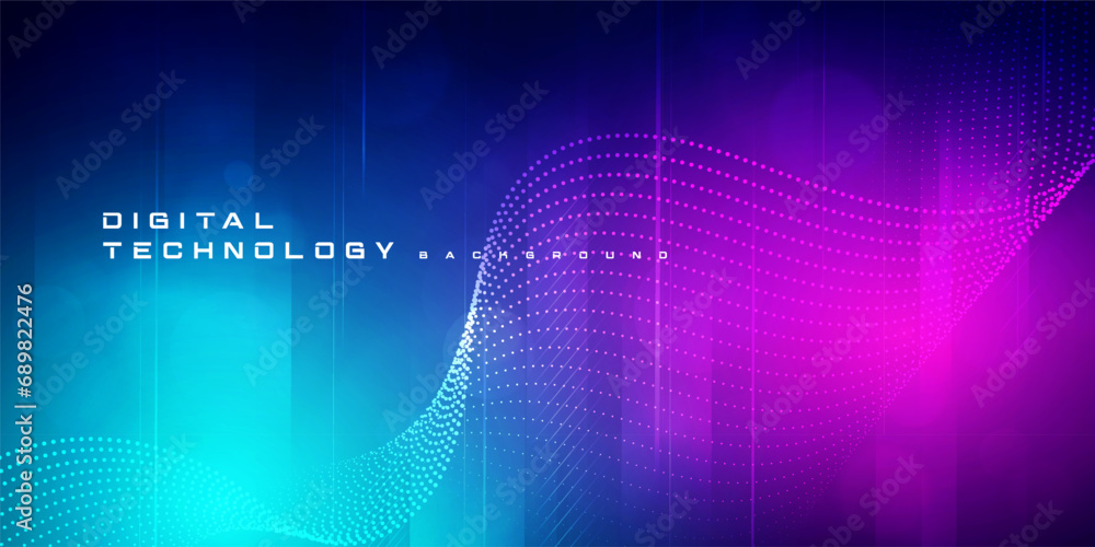 Abstract digital technology futuristic circuit blue pink background, Cyber science tech, Innovation communication future, Ai big data, internet network connection, Cloud hi-tech illustration vector Abstract digital technology futuristic circuit blue pink background, Cyber science tech, Innovation communication future, Ai big data, internet network connection, Cloud hi-tech illustration vector