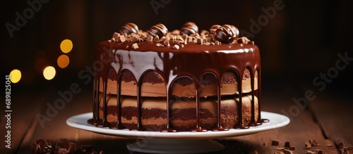 Chocolate bundt cake drizzl...