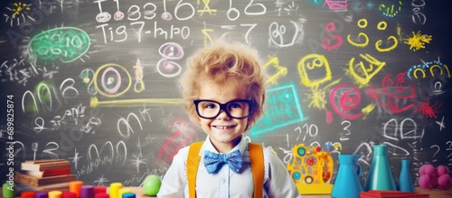 Child with dyslexia is stan...