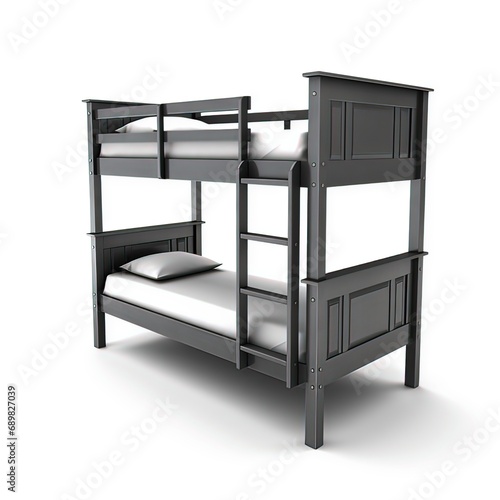 Bunk bed chacoal photo